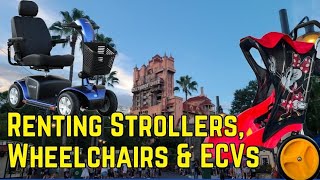 Renting Strollers, ECVs And Wheelchairs at Walt Disney World: What You Need to Know!