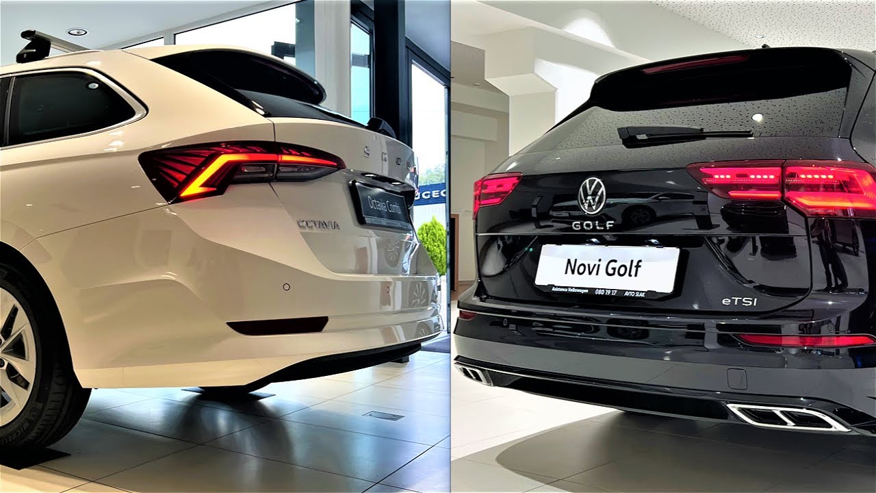 New Volkswagen Golf Variant R Line 2023 vs New Skoda Octavia Combi