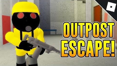 Piggy - Chapter 11 - Outpost Map ESCAPE! + Ending | Roblox