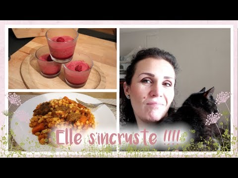 vlog-famille-du-20-mars-:-muffins-mascarpone,-ragoût-bœuf-haricots-blancs-chorizo-mousse-fruit-rouge
