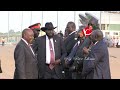 President Cyril Ramaphosa of South African in Juba, South Sudan