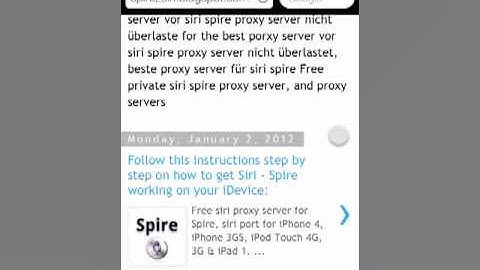 Siri proxy server 100% works