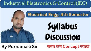 IEC | Electrical 4th semester Syllabus Discussion @PolytechnicPathshala