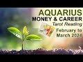 AQUARIUS MONEY & CAREER TAROT "HERE COMES THE SUN AQUARIUS! TRUST THE PROCESS" February - March 2024