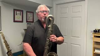 Adolphe sax baritone saxophone c. 1860 demonstration