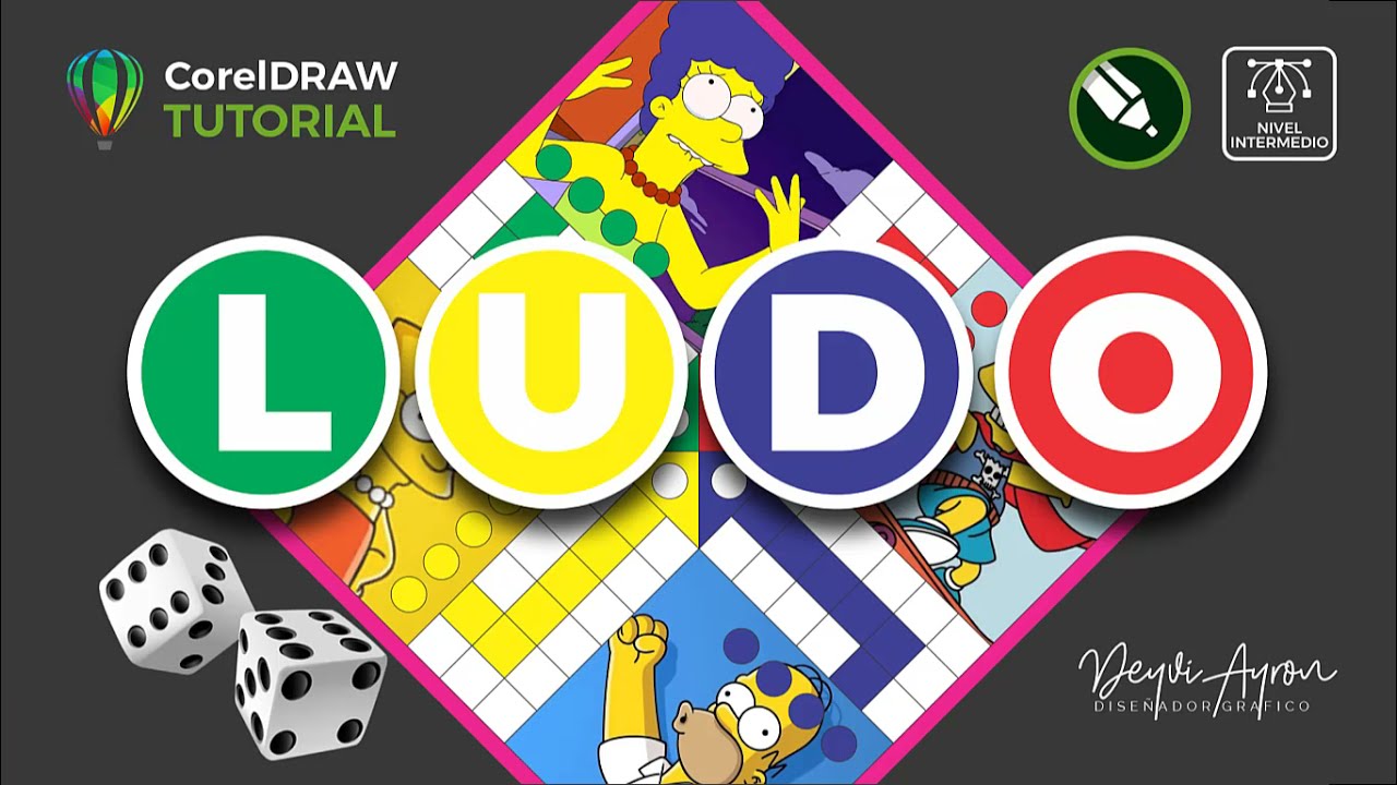 🔴Create tu LUDO en CorelDraw 🦄FACIL🚀+ Link de descarga