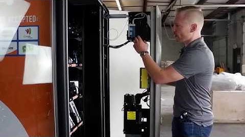 How to operate the vending machine