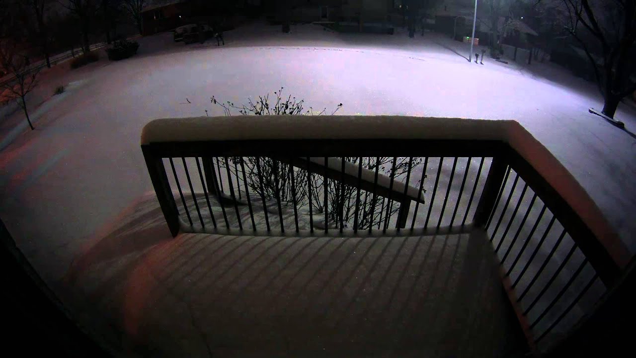 Full - February 2014 Winter Storm Time Lapse - Kansas City Metro - YouTube