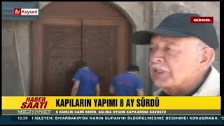 Kayseride Sekiz Asırlık Camii Kebir Aslına Uygun Kapılarına Kavuştu Tv Kayseri
