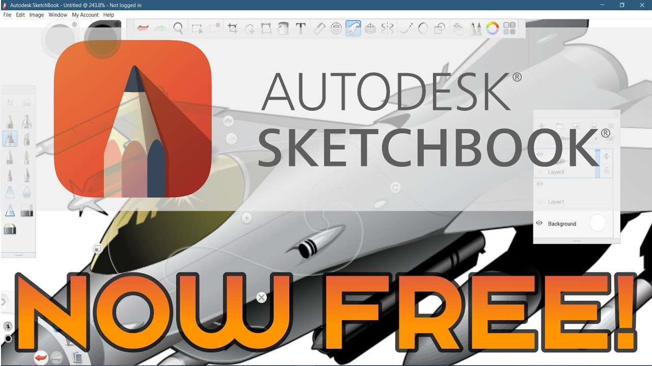 Autodesk Sketchbook Now Free Youtube