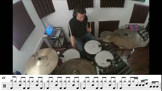About A Girl (Nirvana) drum cover + score Resimi