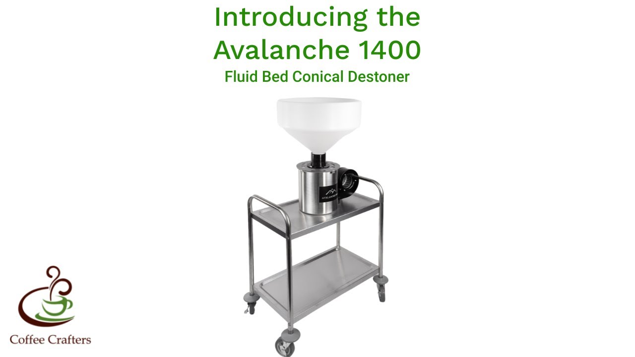 The Avalanche 1400 Fluid Bed Conical Destoner Promo Video