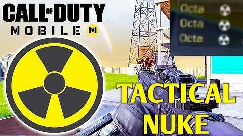 CallOfDuty Mobile Tactical Nuke Gameplay - First Nuke In CODM
