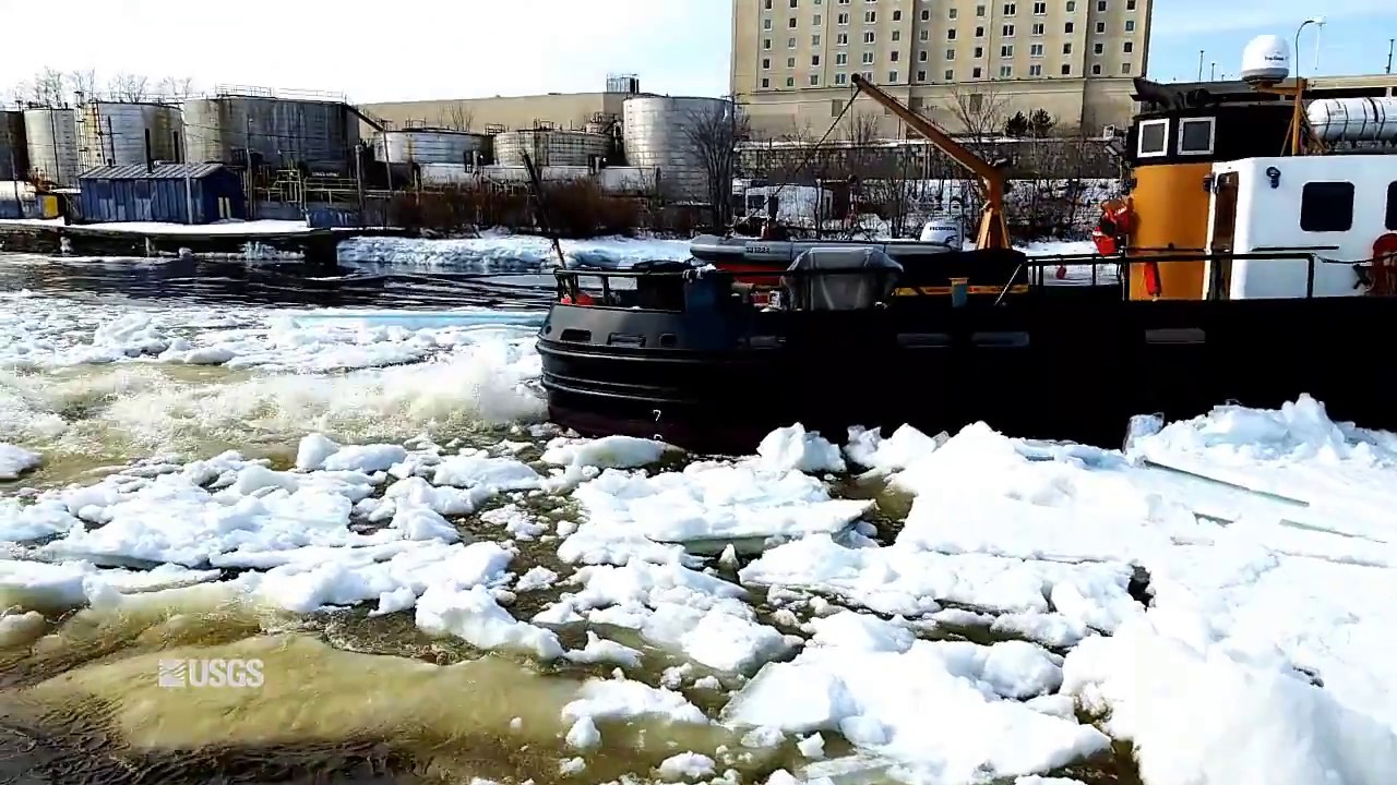 watershed Ice Breaking on the Penobscot River