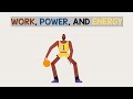 Physics Concepts Quiz: Work, Power, and Energy