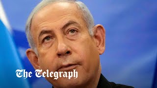 Israeli Prime Minister Benjamin Netanyahu delivers a statement