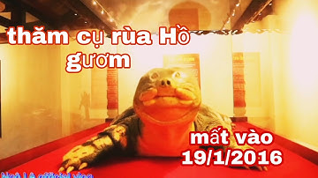 Cầu Thê Húc / đền Ngọc Sơn/ Cụ rùa hồ gươm