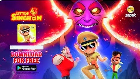 Little Singham - No 1 Runner, game Play Video.