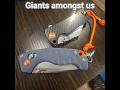 CJRB double tap &amp;Artisan cutlery Proponent #bussin #edc #massive #giantknife
