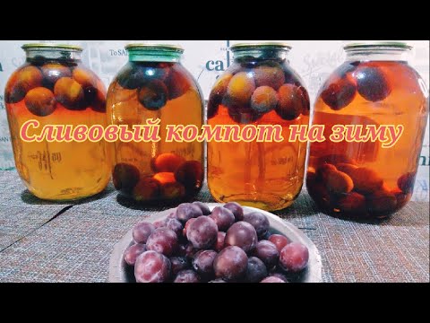 СЛИВОВЫЙ КОМПОТ НА ЗИМУ. Чем полезна СЛИВА? Восторг! Супер лёгкий рецепт #Compote #PLUM #Shorts