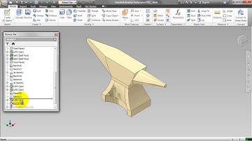 Application of browser bar in Autodesk Inventor (Video Tutorial)