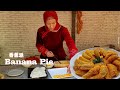 Banana Pie halal|Muslim Chinese Food | BEST Chinese halal food recipes|用上顿剩下的饺皮和香蕉发生了一个美丽的约会