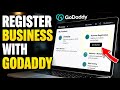 How to Register an Online Business with GoDaddy - Full Guide