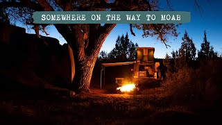 Riverside Campsite by the Back Way to Moab - April 2021