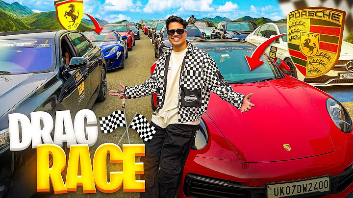 ALL SUPERCAR DRAG RACE IN REAL LIFE 🤑