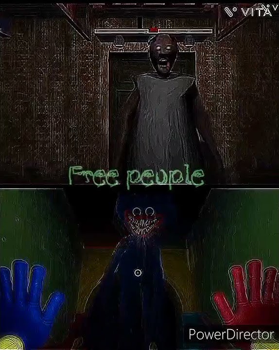 Granny vs Huggy wuggy Warning ⚠️ do not use headphones 🎧