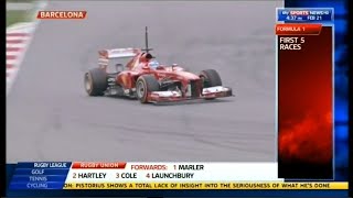 2013 #F1 Pre Season testing - Barcelona Test 1 Day 3 (Sky Sports News Reports)