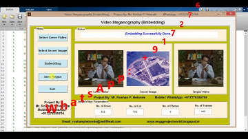 Video Steganography Hiding Secret Image in Video using Matlab Source Code