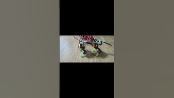 arduino robot walk2 아두이노로봇 걷기 #catrobot #quadrupedrobot #robotcat #로봇개 #고양이로봇 #shorts