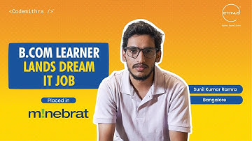 Success Story of Mr. Sunil Kumar Ramra from Bangalore, Ethnus Codemithra Learner (MERN)