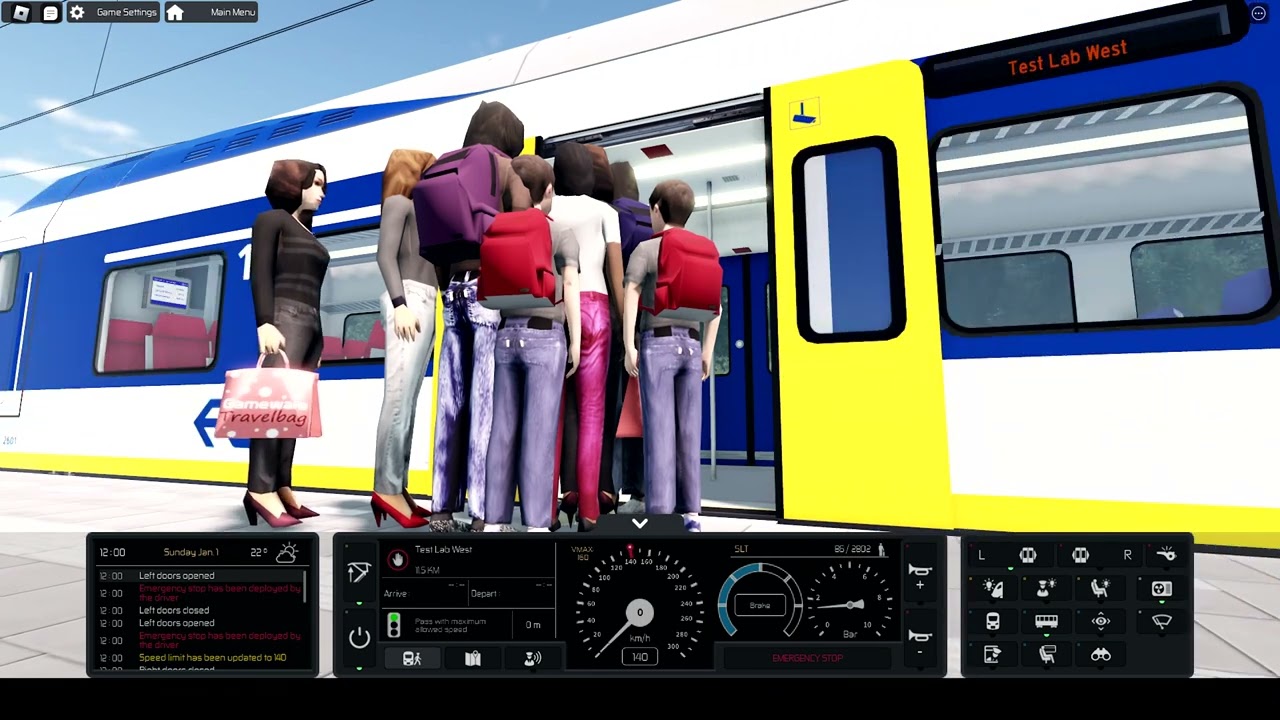 [ROBLOX] Operating a 18 car SLT Sprinter - Trainware Demo [Alpha]