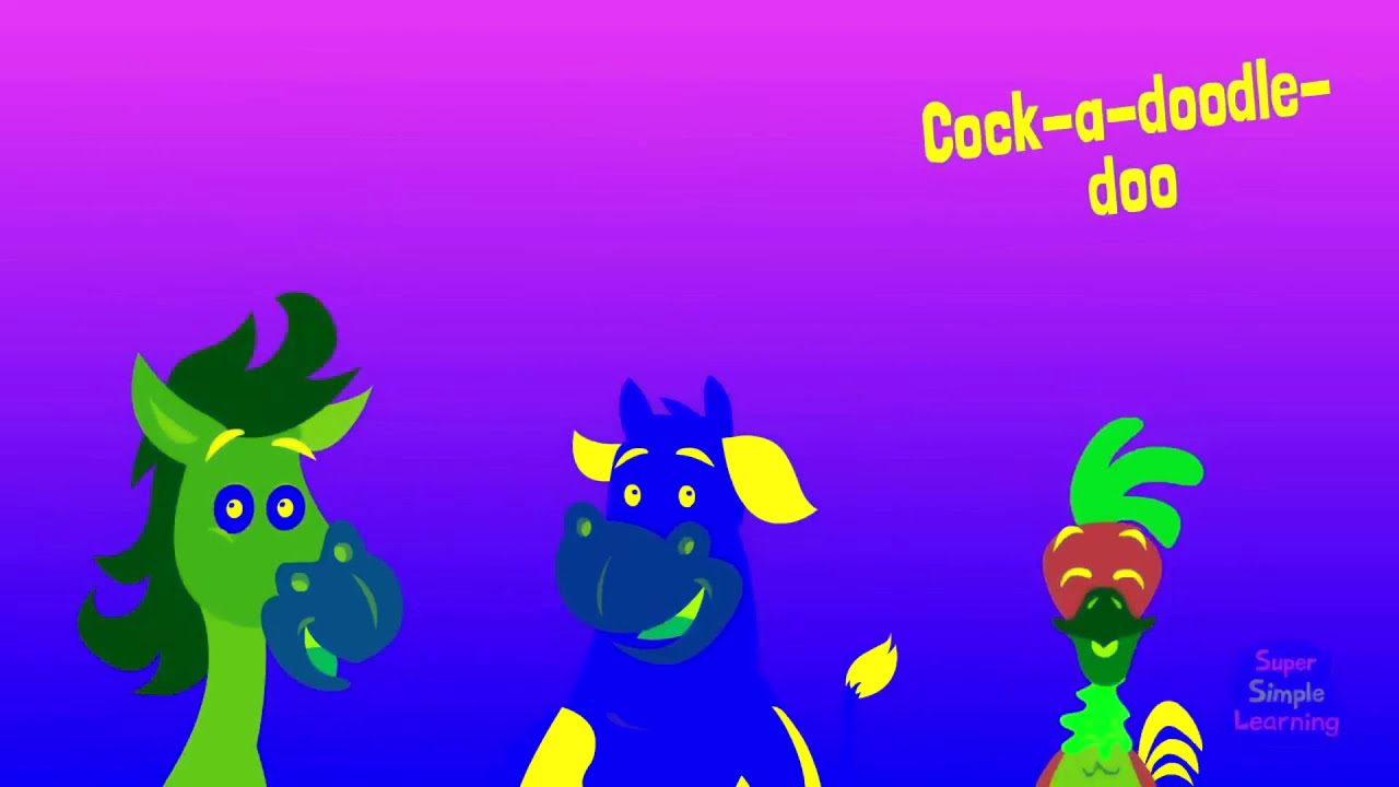 Super Simple Songs All The Farm Animals Sounds Intro Logo Sponsored By Klasky Csupo 2001 Effects