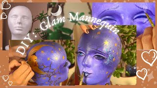 Mannequin Head Paint Transformation