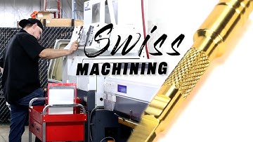 Brass Swiss Machining Part Highlight | CNC Machining | How it