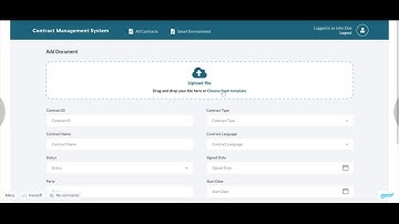 Contract Management system