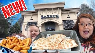 Zaxby's NEW Chicken Bacon Ranch Quesadilla + Land & Sea Garlic Buffalo Shrimp & Tenders Taste Test!