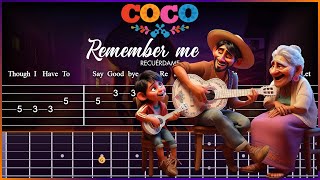 Remember Me ► COCO ► Easy Guitar Tab