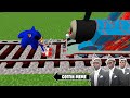 Thomas the Tank Engine.exe vs Sonic.exe in Minecraft - Coffin Meme