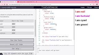 Learn Basic CSS  Use Abbreviated Hex Code   freeCodeCamp org   Google Chrome 2019 12 12 16 16 14