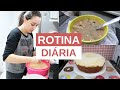 ROTINA DIÁRIA: FIZ PANQUECA AMERICANA, SOPA DE FEIJÃO E BOLO DE CAIXINHA!