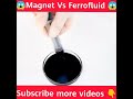 Never mixed Ferrofluid in strong magnet 😱 #shorts #ytshorts #experimentsvideo @MRINDIANHACKER