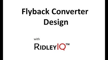 Flyback Converter Design Webinar