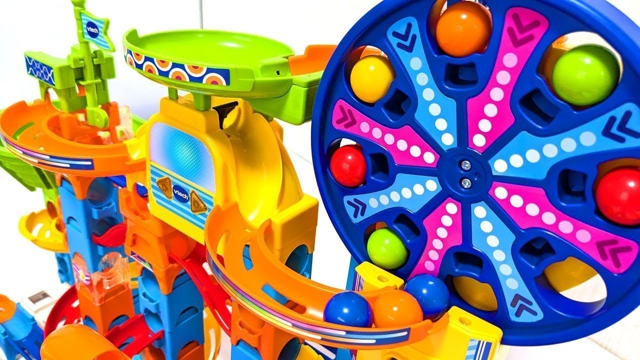 Marble Run Summer Festival ☆ Cooling Ball Rolling ASMR