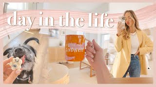 DAY IN THE LIFE | office design plan, healthy grocery haul, & getting work done! 