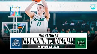 Old Dominion vs. Marshall Basketball Highlights (2019-20) | Stadium