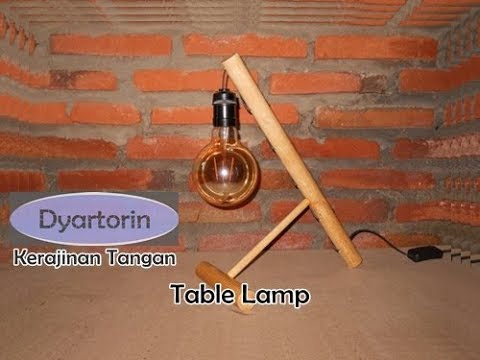 Kerajinan tangan lampu  hias  unik dari  kayu  YouTube